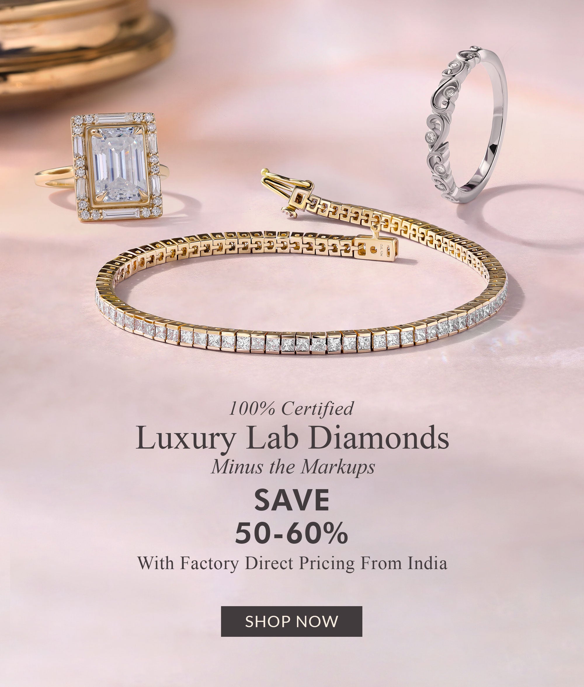 Lab Grown Diamond Jewelry Online