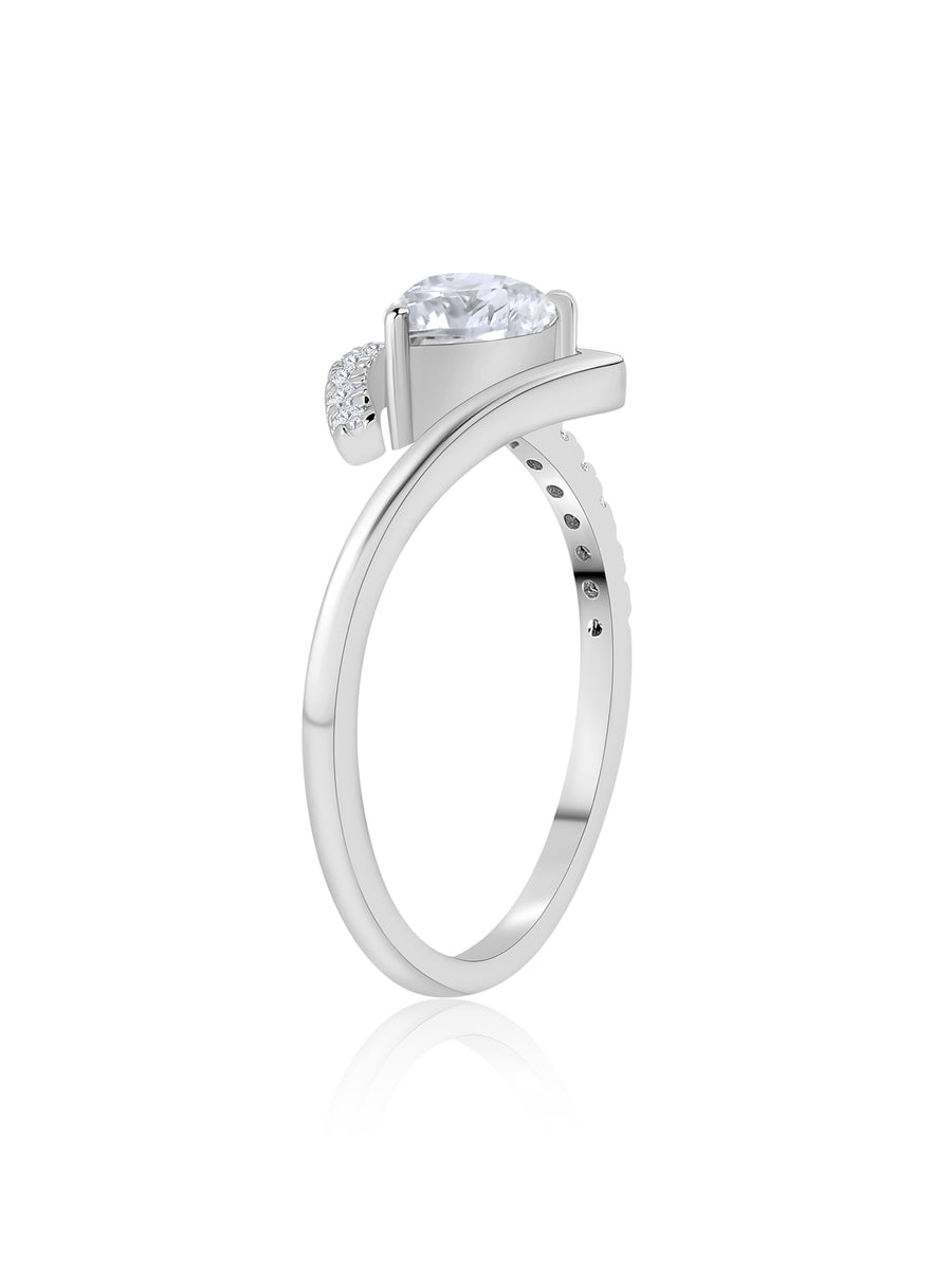 Heart Silver Ring For Women