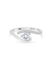 Heart Silver Ring For Women