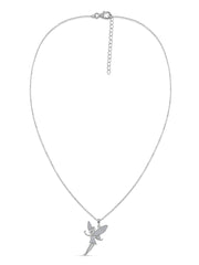 American Diamond Angel Pendant In 925 Silver
