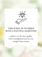 Natural Blue Sapphire Stylish Stud Earrings