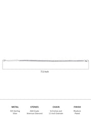 American Diamond Tennis Bracelet For Women-6