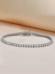 Aaa Grade American Diamond Timeless Tennis Bracelet Made With Pure 925 Silver