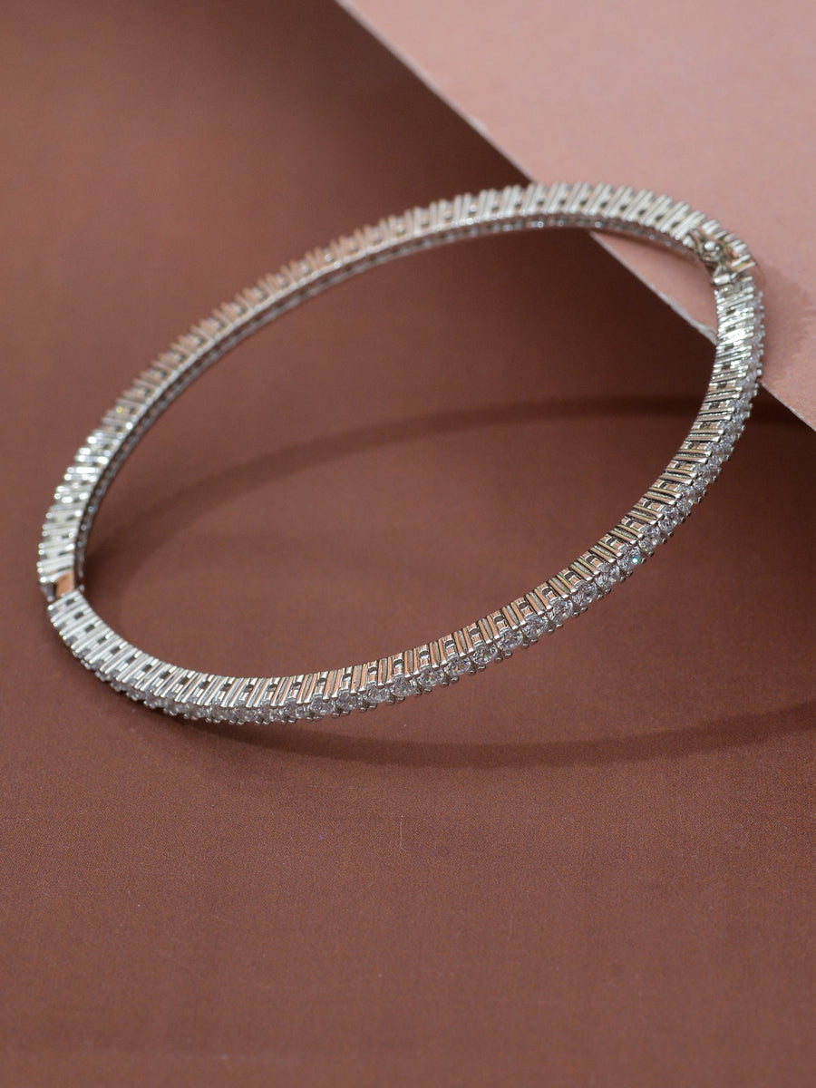 ETERNITY DIAMOND LOOK BANGLE FOR WOMEN-5