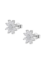 Flower Design American Diamond Dailywear Studs
