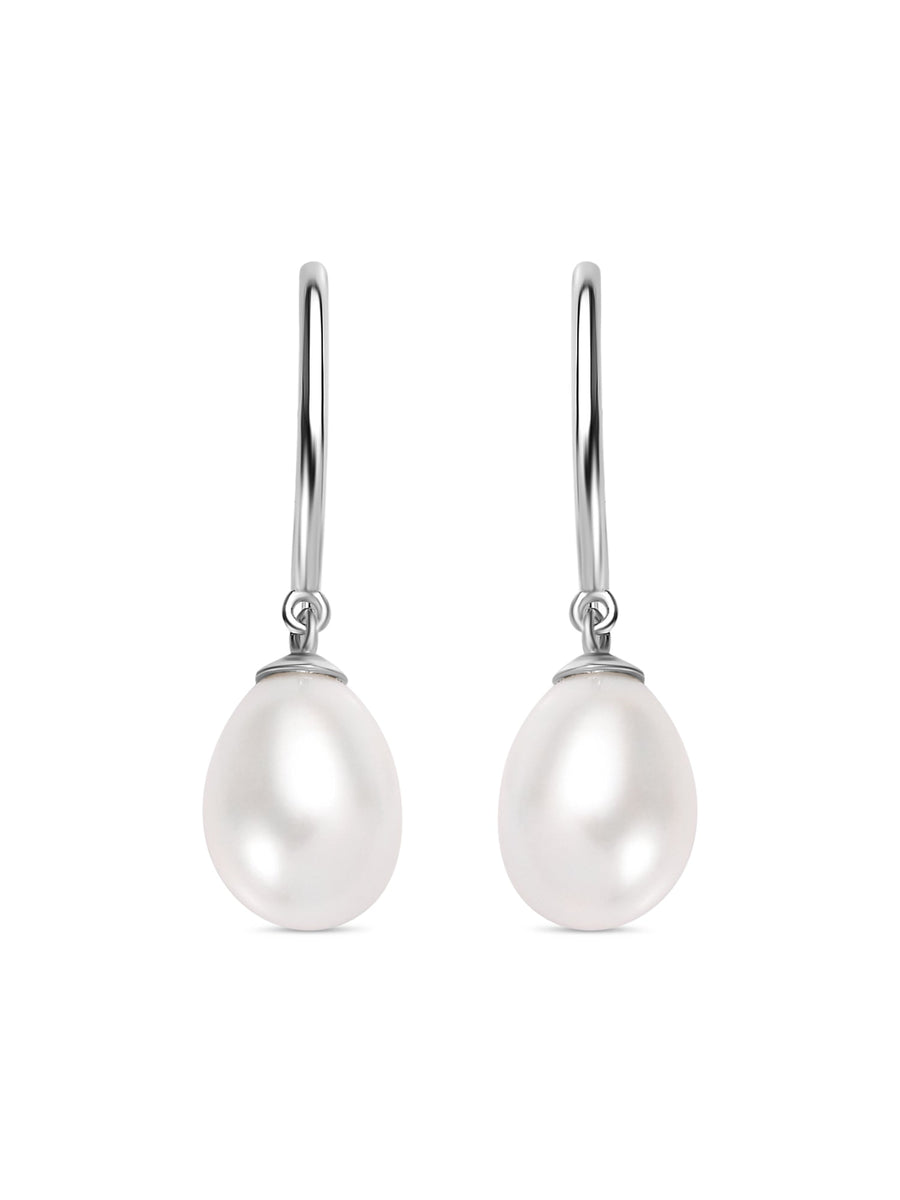 Real Pearl Drop Design Earrings