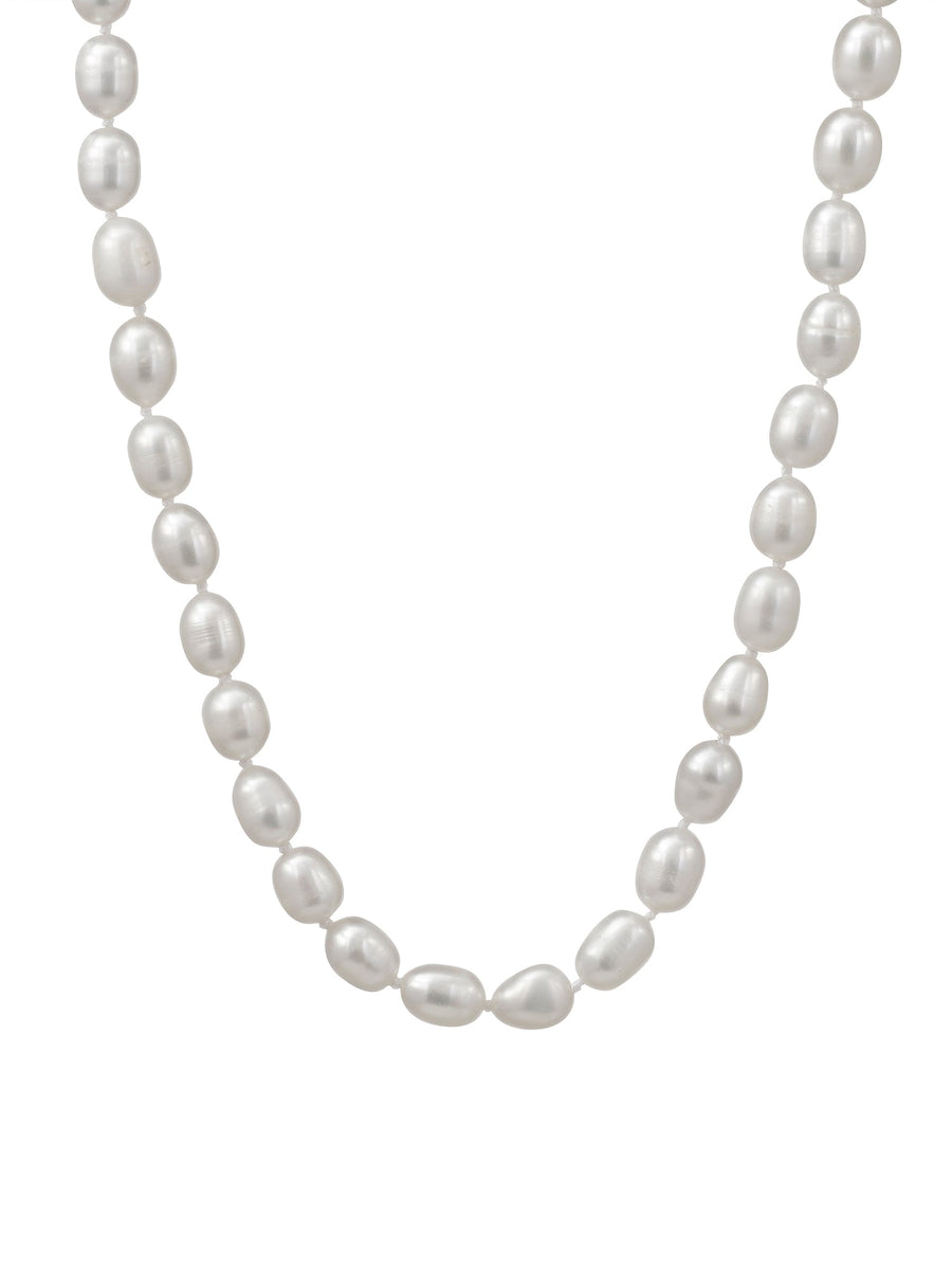 Freshwater Rice Pearl Necklace For Women