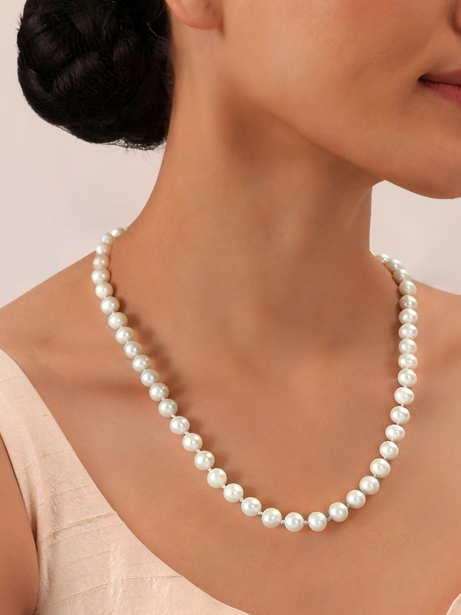 Freshwater Pearl Necklace For Women 7-8mm-1