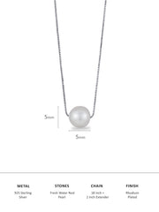 DAILY WEAR SOLITARY PEARL NECKLACE