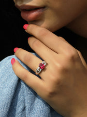 RUBY PROMISE RING FOR WOMEN