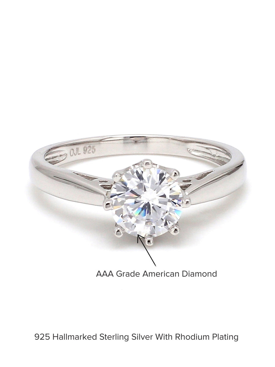 1 CARAT ELLENA CLASSIC SOLITAIRE RING-7