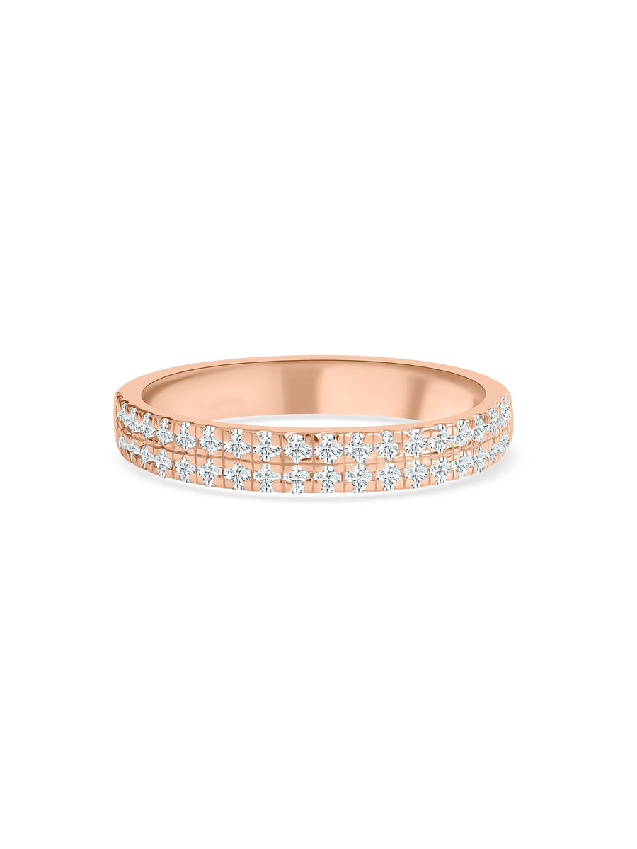 Lab Diamond Enchanted Band Ring For Women