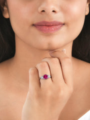 Meghan Markle Design Ring In Ruby