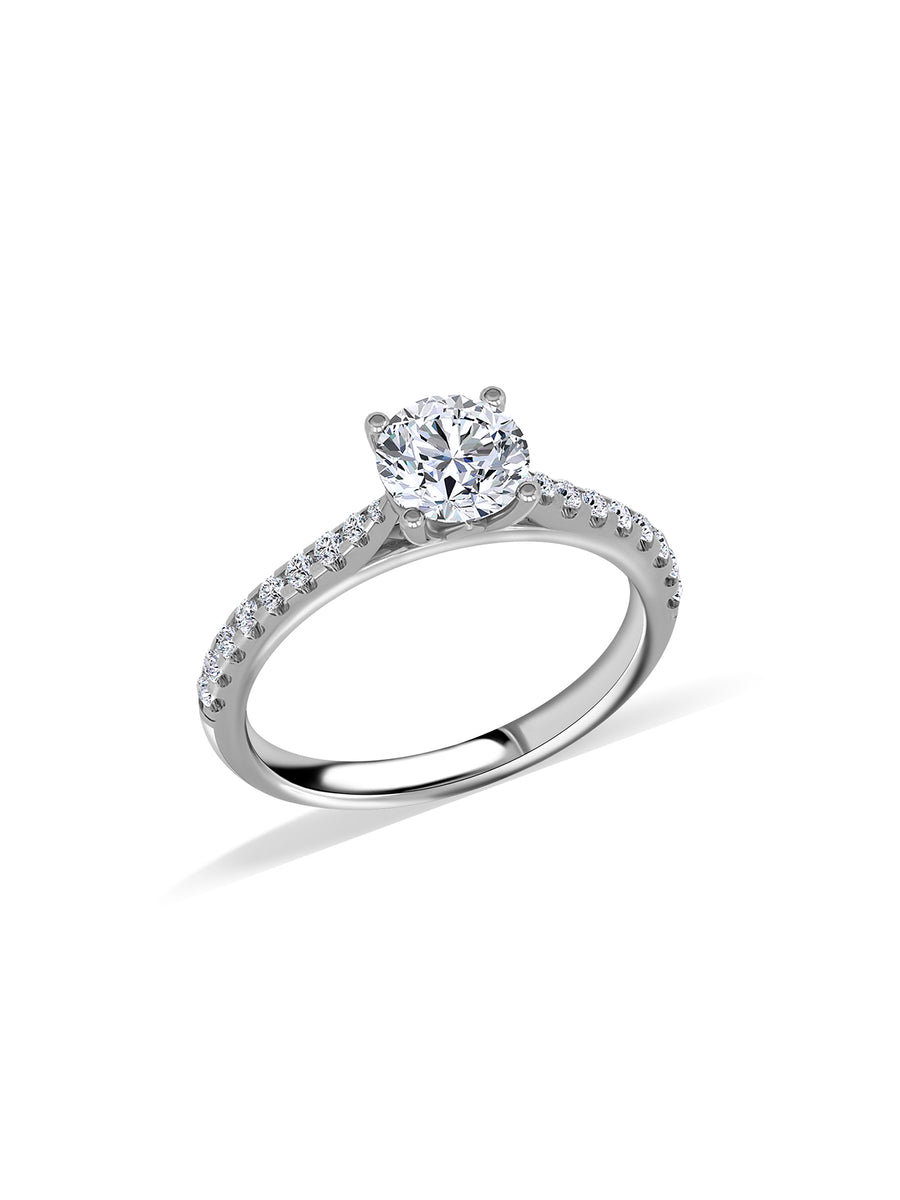 Pure Radiance Oval Solitaire Ring
