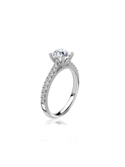 Pure Radiance Oval Solitaire Ring