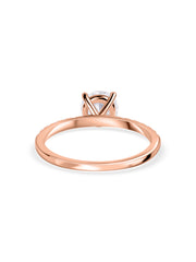 Ornate 1 Carat Lab Grown Diamond Wedding Solitaire Ring