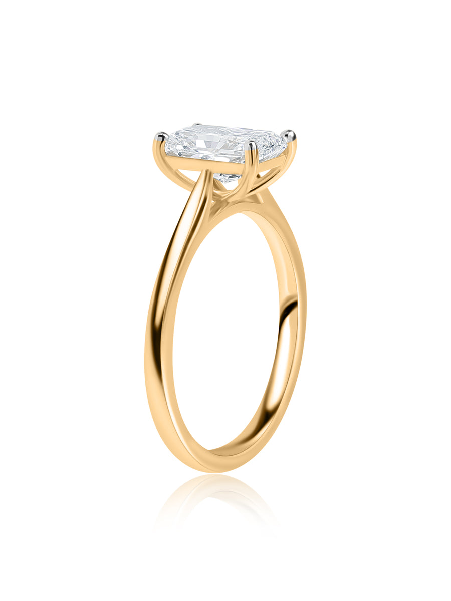 1.5 Carat Solitaire Lab Diamond Engagement Ring