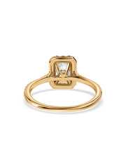 1 Carat Lab Grown Diamond Engagement Halo Ring