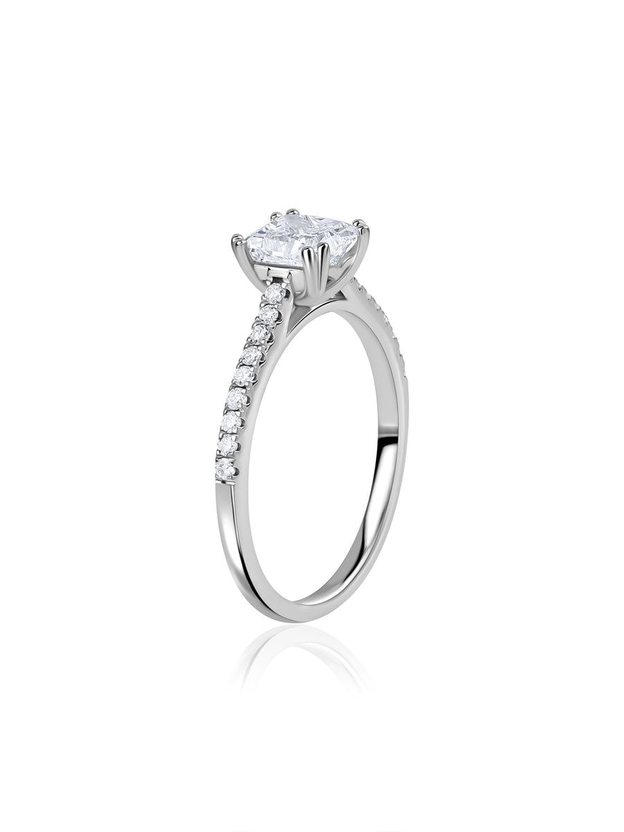 Princess 1 Carat Lab Grown Diamond Ring