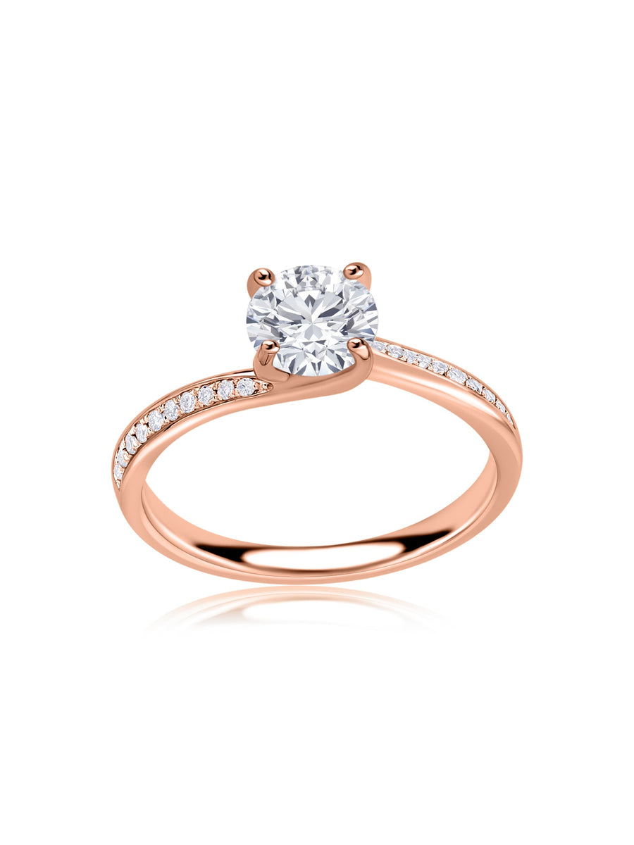 Sparkle 1 Carat Lab Grown Diamond Solitaire Ring