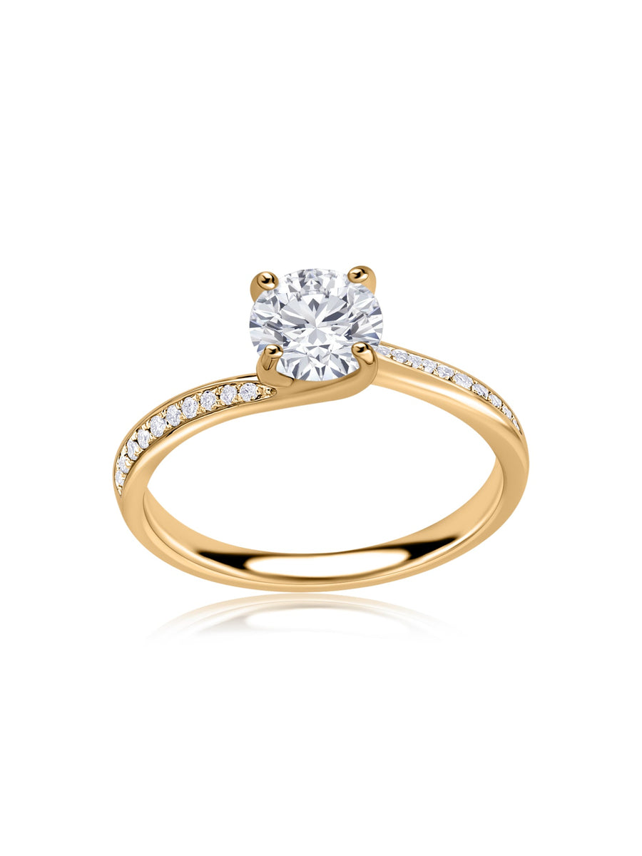 Sparkle 1 Carat Lab Grown Diamond Solitaire Ring