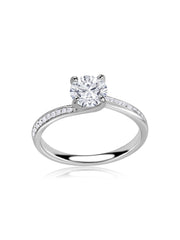 Sparkle 1 Carat Lab Grown Diamond Solitaire Ring