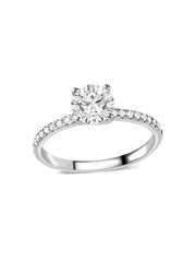 Luminous 1.5 carat Lab Grown Diamond Solitaire Ring