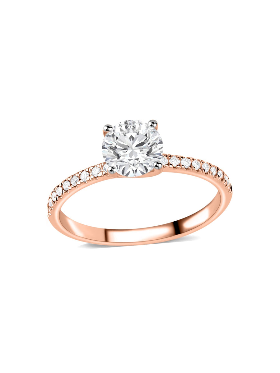 Luminous 1.5 carat Lab Grown Diamond Solitaire Ring