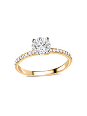 Luminous 1.5 carat Lab Grown Diamond Solitaire Ring