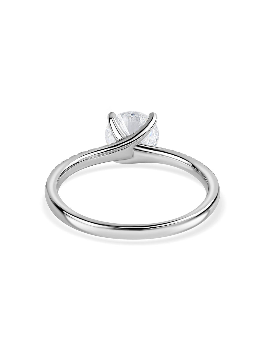 Glam 1 Carat Solitaire Lab Diamond Ring