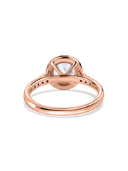 Forever 1.5 Carat Halo Lab Grown Diamond Ring
