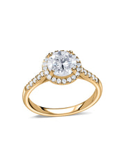 Forever 1.5 Carat Halo Lab Grown Diamond Ring