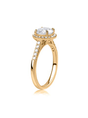 Forever 1.5 Carat Halo Lab Grown Diamond Ring