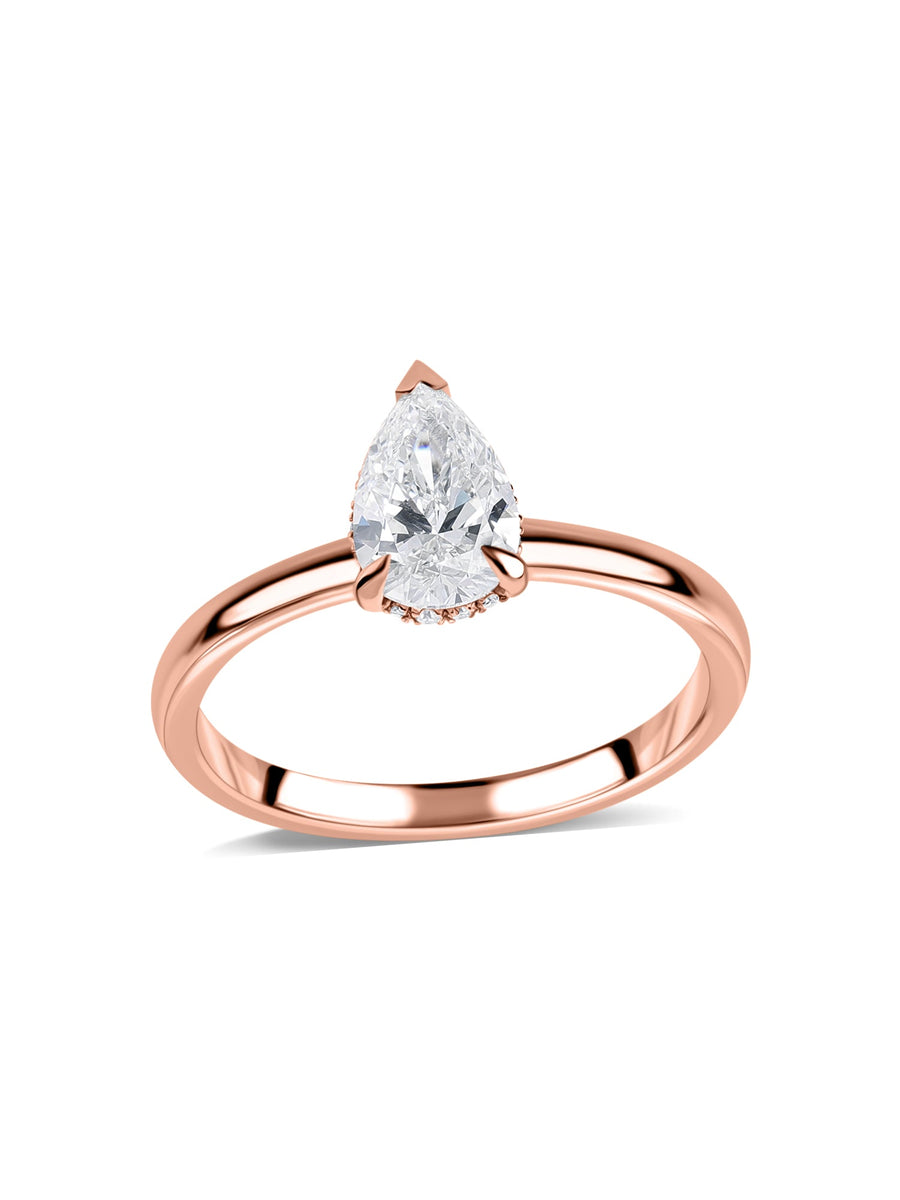 Grace Note 1 Ct. Pear Diamond Solitaire Ring