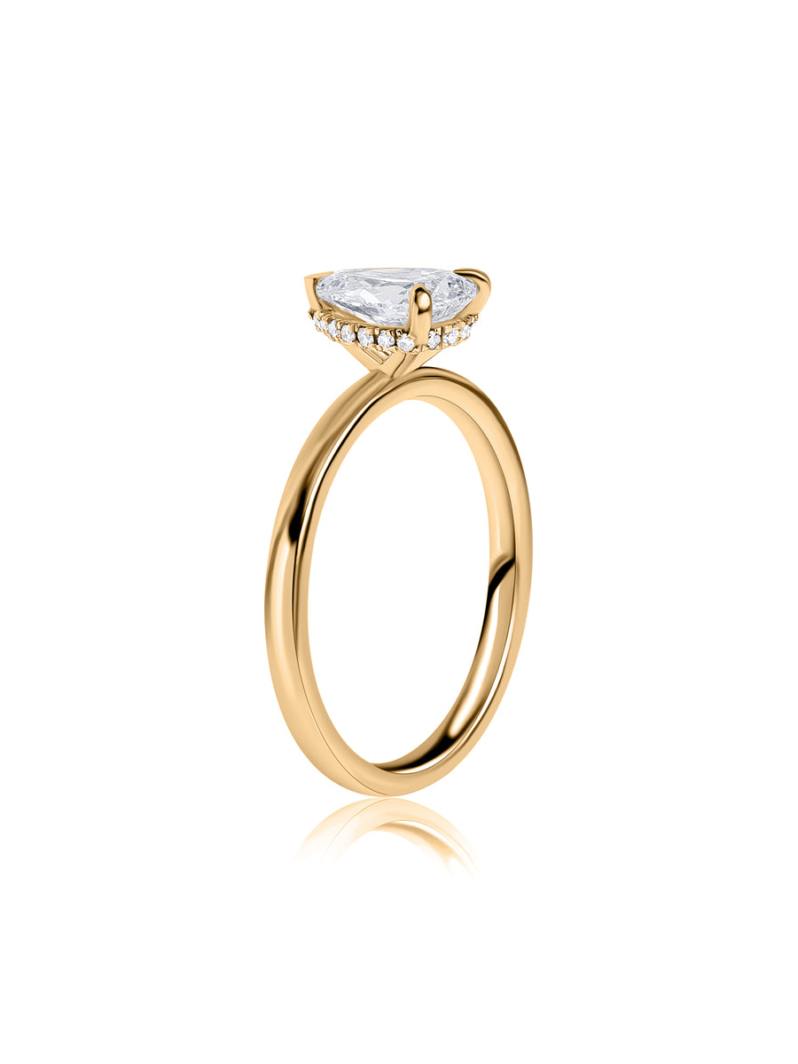Grace Note 1 Ct. Pear Diamond Solitaire Ring