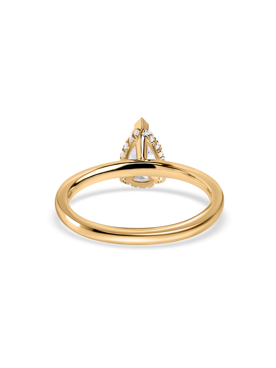 Grace Note 1 Ct. Pear Diamond Solitaire Ring