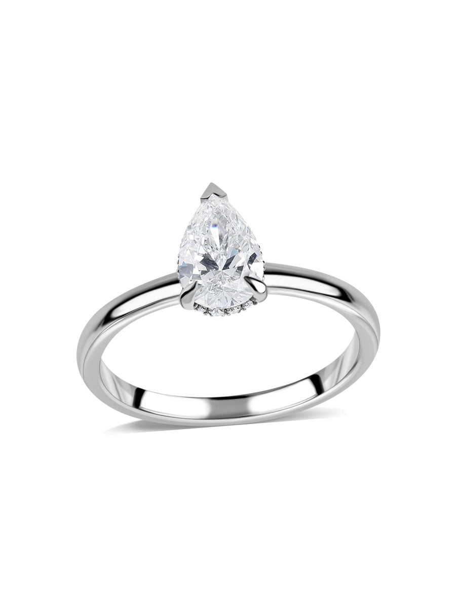 Grace Note 1 Ct. Pear Diamond Solitaire Ring