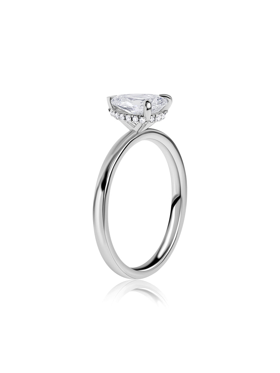 Grace Note 1 Ct. Pear Diamond Solitaire Ring