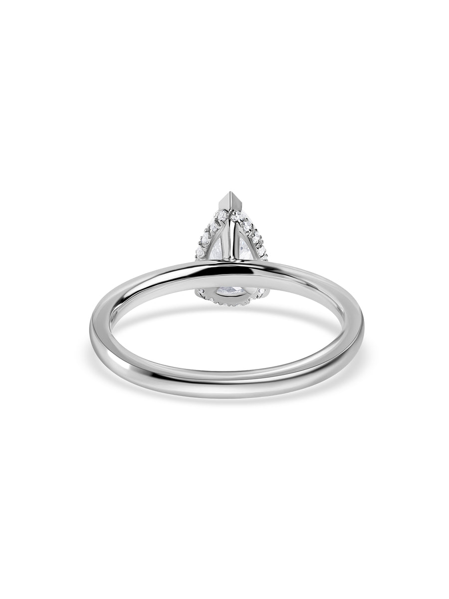 Grace Note 1 Ct. Pear Diamond Solitaire Ring