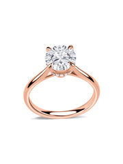 2 Carat Radiant Round Diamond Classic Ring
