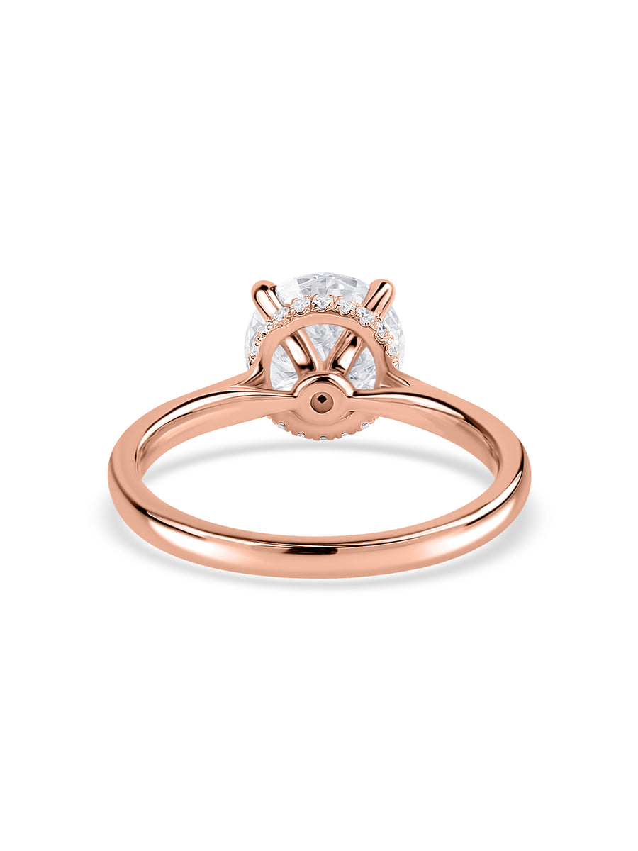 2 Carat Radiant Round Diamond Classic Ring