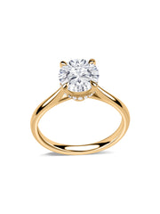 2 Carat Radiant Round Diamond Classic Ring