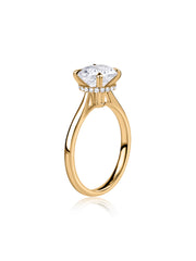 2 Carat Radiant Round Diamond Classic Ring