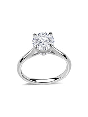 2 Carat Radiant Round Diamond Classic Ring