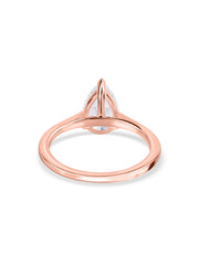 1.5 Carat I Love Pear Solitaire Rings