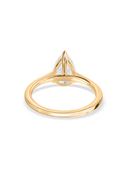 1.5 Carat I Love Pear Solitaire Rings