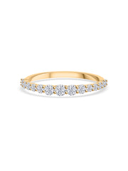 14k Gold Ring with Lab Grown Diamond for Engagement and Wedding