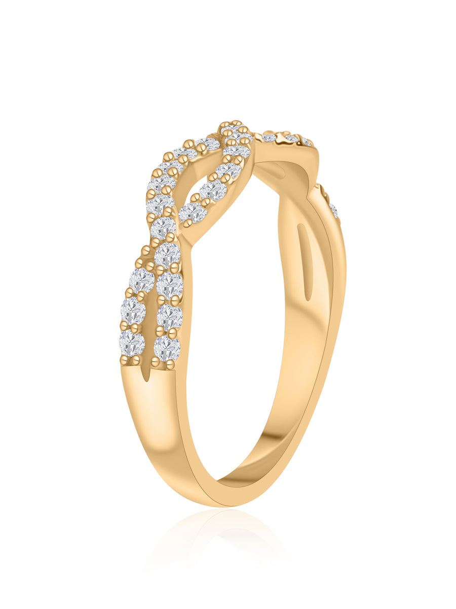 Lab Grown Graceful Diamond Ring For Women