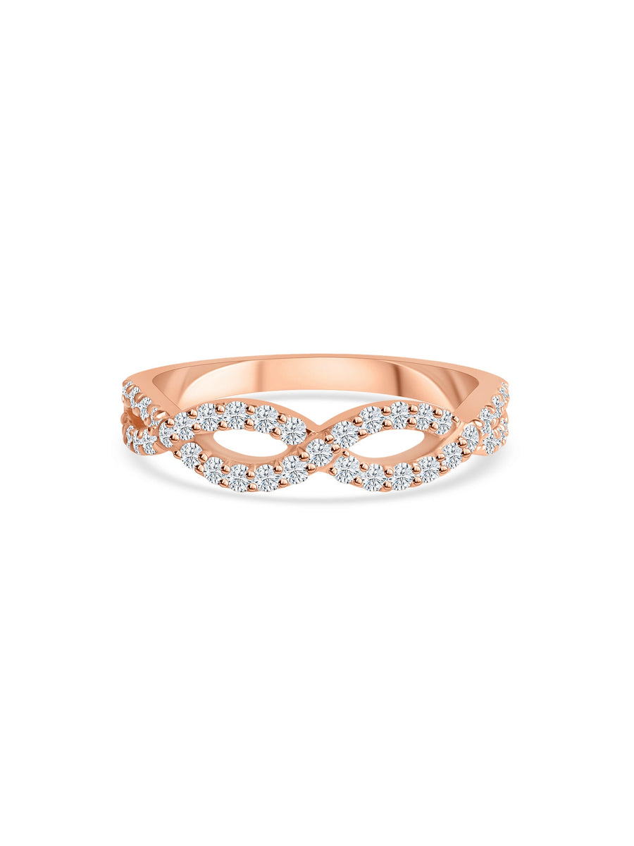 Lab Grown Graceful Diamond Ring For Women