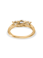 Three Stone Lab Grown Diamond Promise Ring